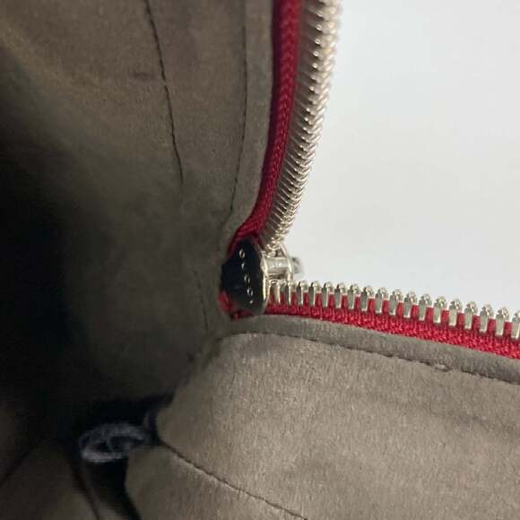 GUCCI Authentic Red Leather Backpack